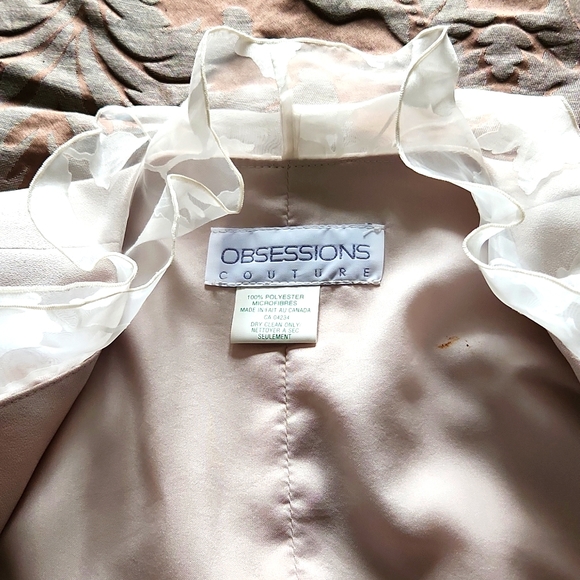 Obsessions Couture beautiful size 10 three piece mother-of-the-bride outfit - Picture 7 of 8